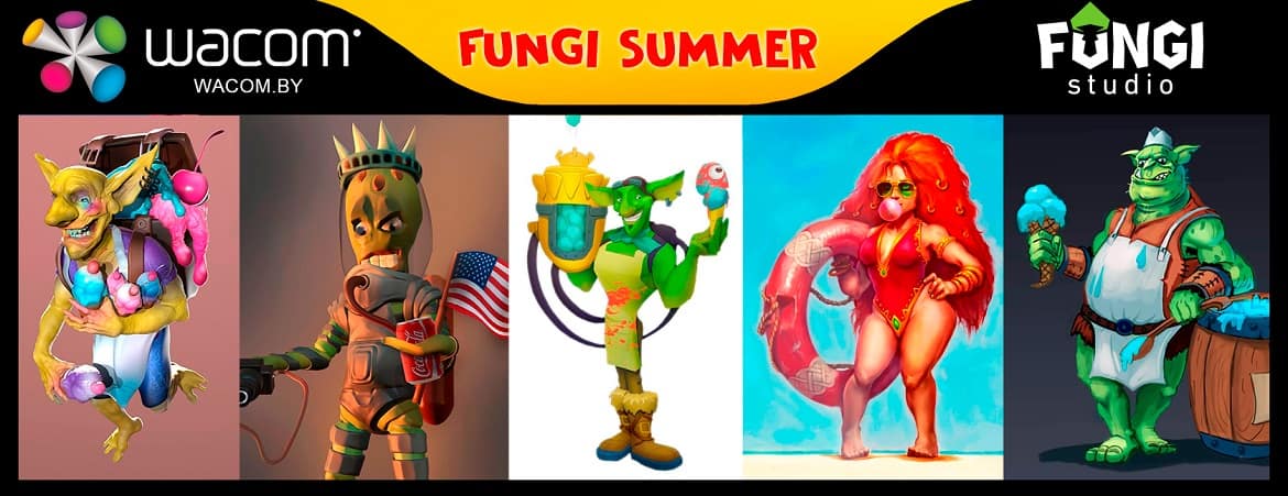 «Fungi Studio» совместно с Wacom.by