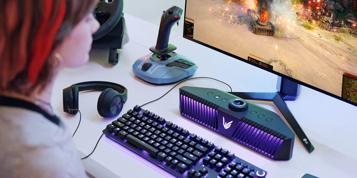 Новая игровая колонка LG UltraGear