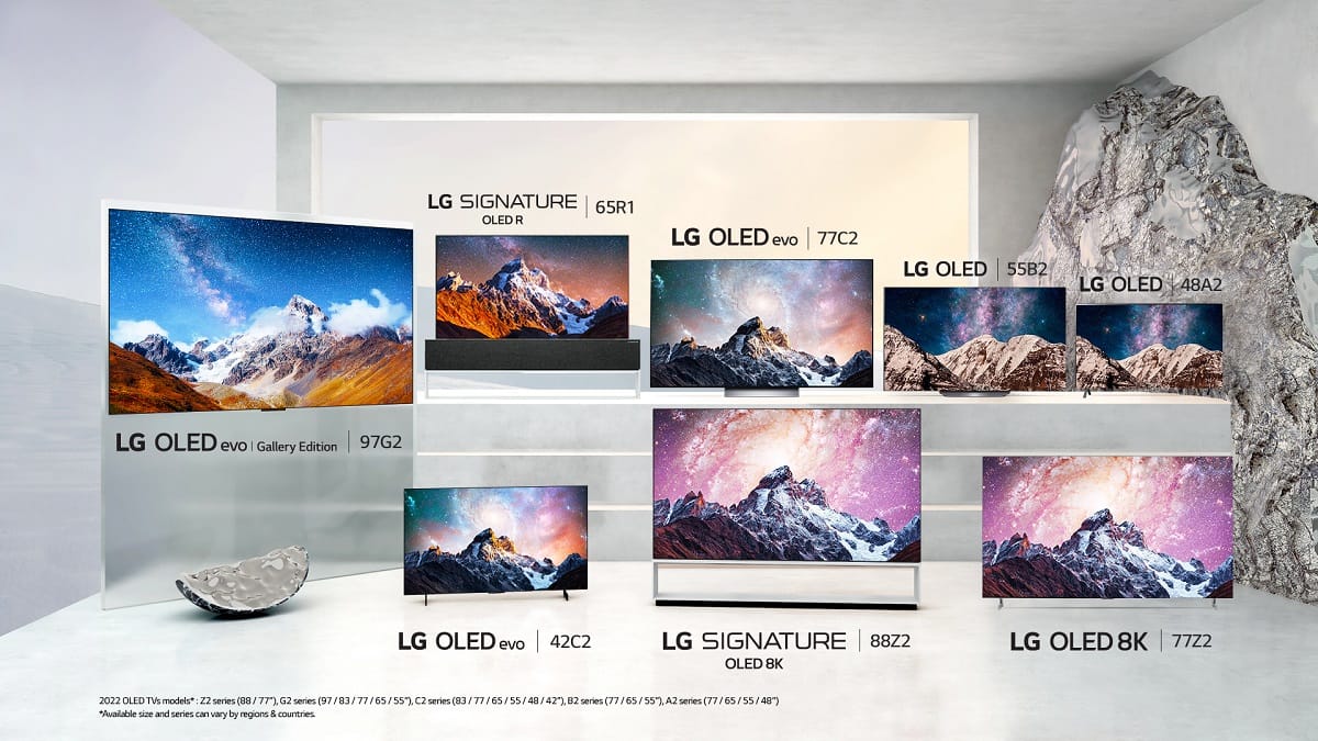Новые телевизоры LG 2022 года