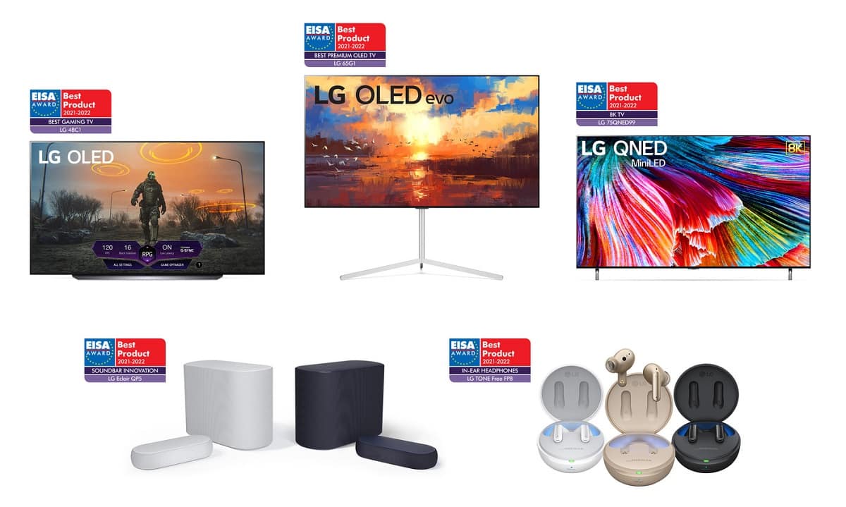 Награды LG OLED на EISA Awards 2021