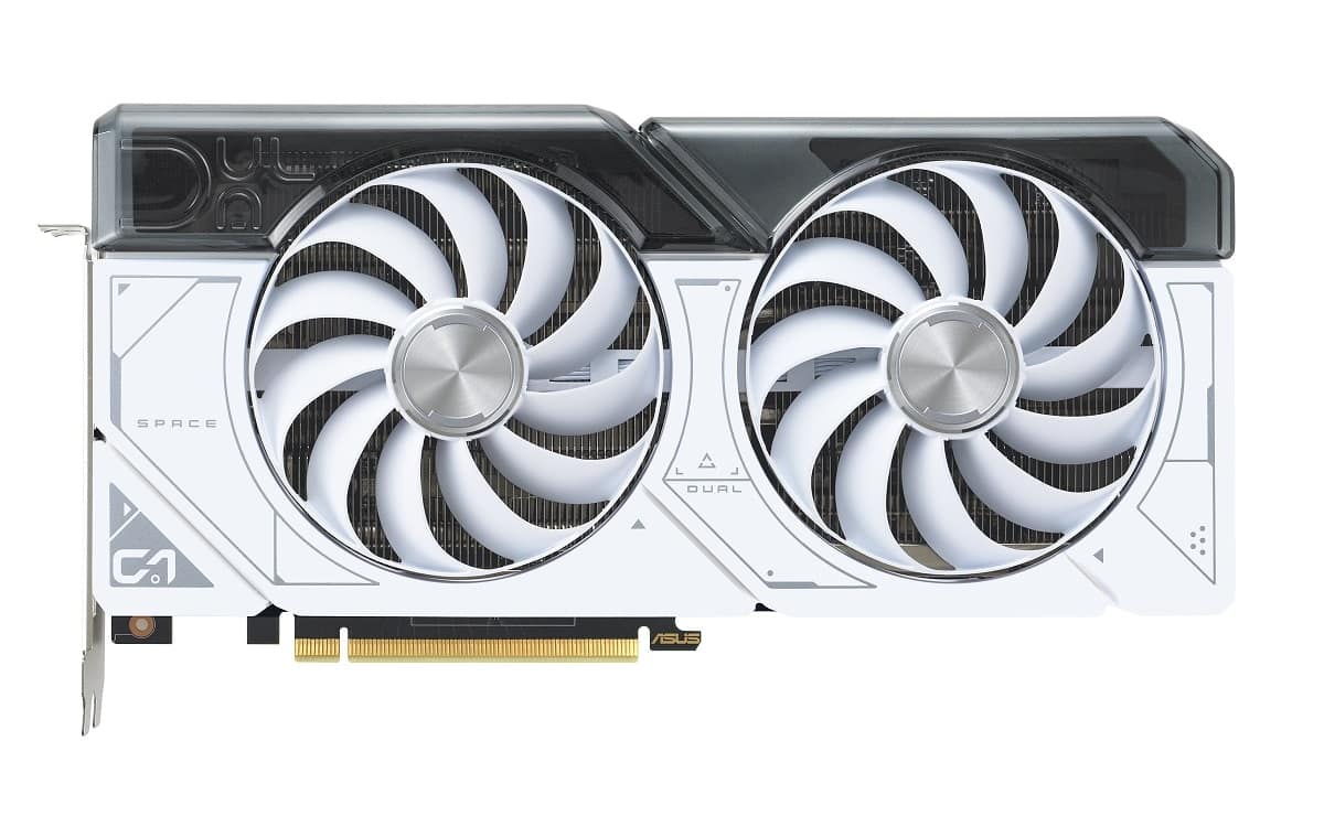 Видеокарта ASUS DUAL GeForce RTX 4070 White edition