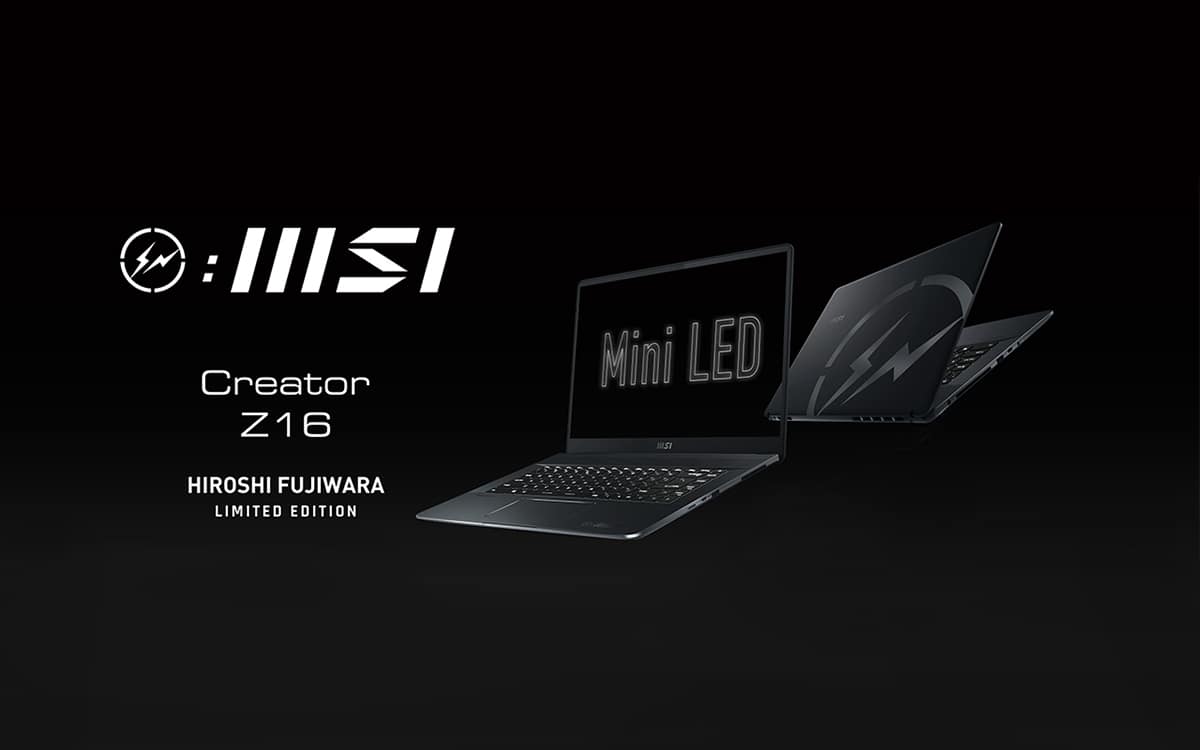 MSI Creator Z16 Hiroshi Fujiwara Limited Edition