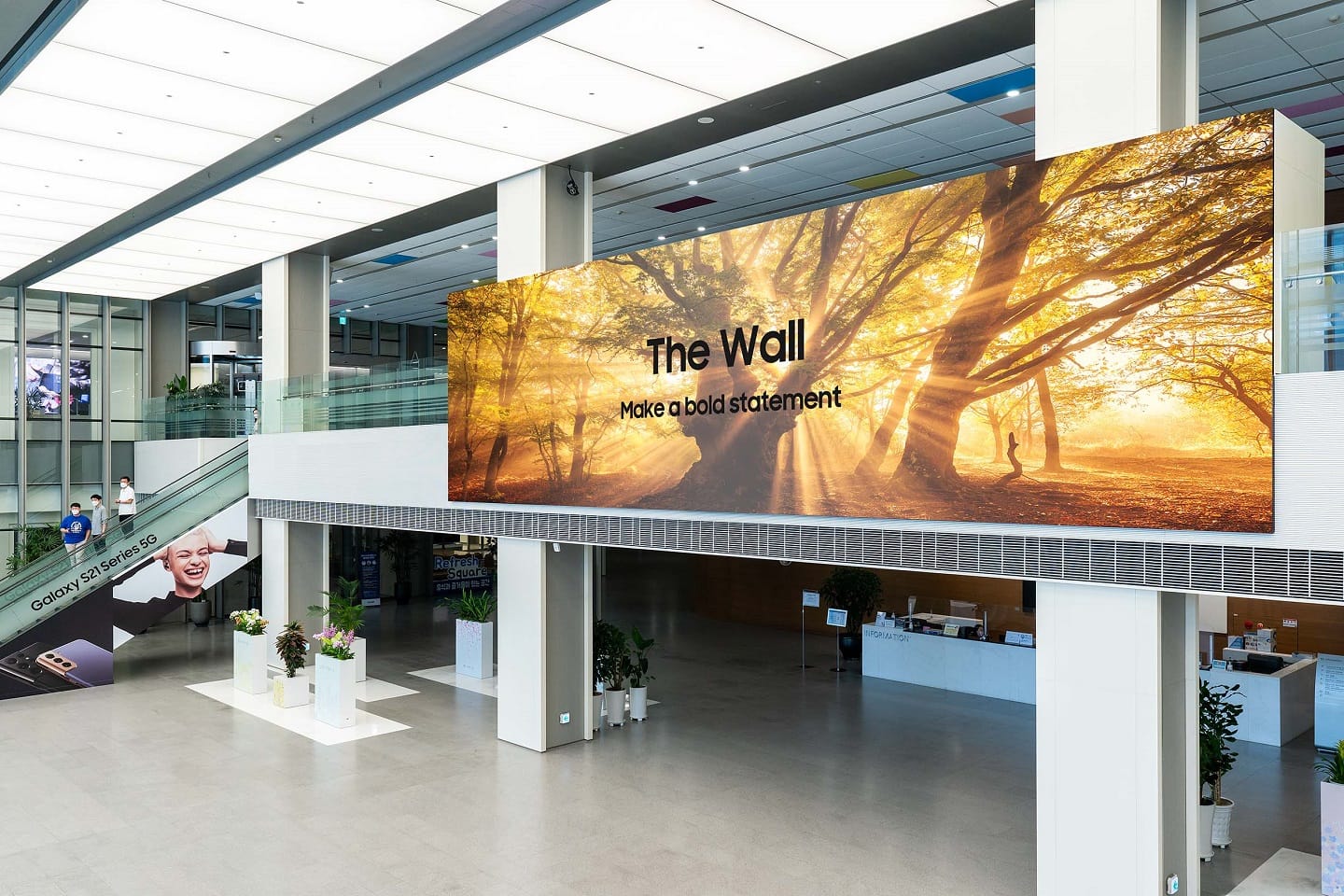 Samsung Wall 2021 теперь доступна во всем мире