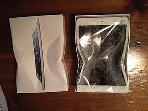 Выпрямление вмятин на iPad