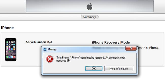 Как лечить в Apple iPhone "Error 9"? Ошибка 9 лечится!